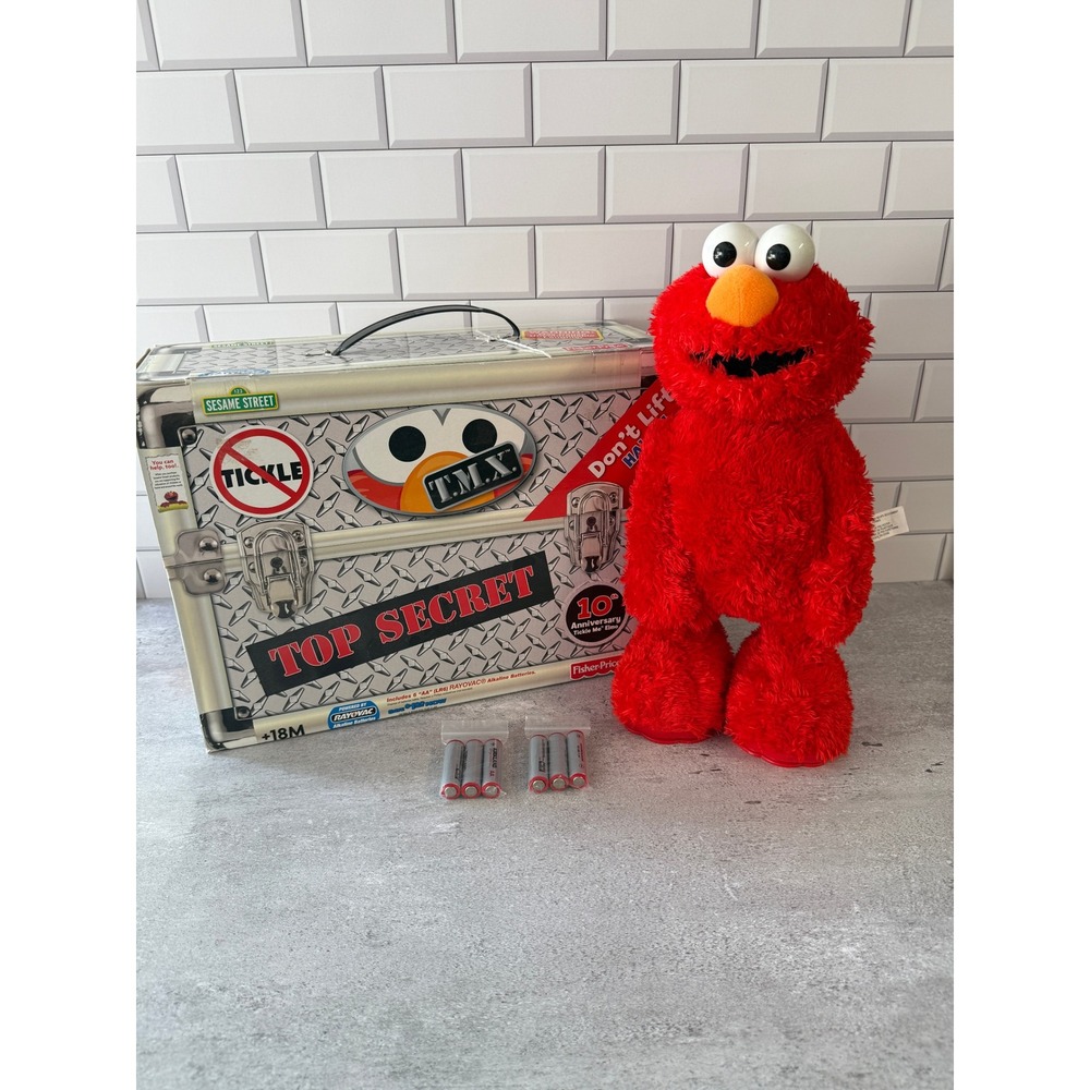 Fisher-Price Sesame Street T.M.X. Tickle Me Elmo 10th Anniversary Tested VIDEO